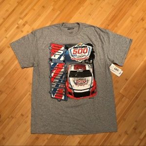 Nascar Daytona 500 Grey T-Shirt Grey Size Large